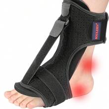 1PC Plantar Fasciitis Night Splint, Adjustable Drop Foot Brace, Nighttime Dorsiflexion Support Heel Pain, Achilles Tendonitis & Ankle Discomfort Relief - 1 Package - View 8