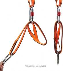18MM Nylon Climbing Sling Runner 23KN CE2008/EN566 Strong Webbing Straps For Rock Climbing,Mountaineering, Rappelling, Swing, Yoga Hammock Etc - ColorP - View 3