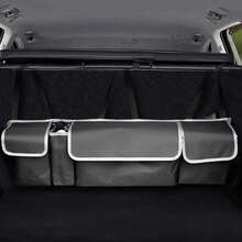1 Piece Large Capacity Wall Hanging Storage Pouch, Covered Pockets Adjustable Carry Straps, Multi-Use: Equipment Storage Bag, Vehicle Storage Organizer, Garage Tool Bag, RV Storage Bag, Utility Organizer Bag - A - View 11