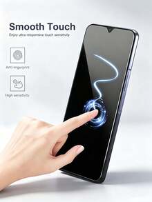 3Pcs Privacy Screen Protector Compatible With Vivo , 9H Hardness Anti-Spy Film, Privacy Glass Protection, Bubble-Free, Ultra Resistant - Black - View 4