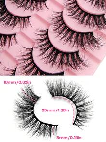 Asiteo 10 Pairs Natural Reusable Eye-Shaping Eyelid Tape, Easy To Wear, Suitable For Beginners Home Use, Daily And Party Makeup - Criss Cross lashes - View 6