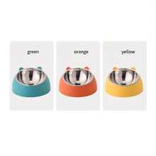 Customizable New Popular Pet Bowls, A Two-In-One Dish For Dogs And Cats, Pet Feeding Supplies - Multicolor - View 9