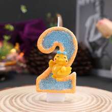 1pc Cute Little Yellow Duck Cartoon Candle Creative Handmade DIY Candle Birthday Party Cake Decoration 0-9 Candle - View 20