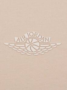Jordan Kaos Rajut Lengan Pendek Tanpa Kerah Wanita AS W J FLT SS TMID WINGS TIV5348-272 - Khaki - View 3