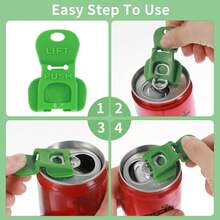 6/12pcs Colorful Soda Can Opener And Protective Cover, Suitable For Soda Cans, Prevents Insects And Dust From Entering, Suitable For Picnic, BBQ, Beach, Outdoor, Camping And Other Occasions, Kitchen Accessories - View 10