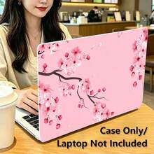 1 Stück Schutzhülle kompatibel mit MacBook, rosa Pflaumenblüten UV-Druckmuster, Laptop-Schutzhülle, minimalistisch, leicht, langanhaltend, geeignet für MacBook Air Pro 13,3 13,6 14,2 15,3 16,2 Zoll, geeignet für 13 Zoll Neo Laptop Schutzhülle A3404 Modell/ D14, D16 - Übersicht 4