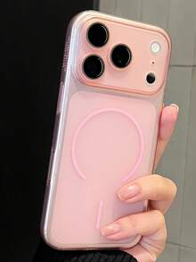 基礎款透明磨砂相機保護手機殼，適用於 iPhone 17 Pro Max 17 Pro 17 16 Pro Max 16 Pro 16 15 Pro Max 15 Pro 15 14 Pro Max 14 Pro 14 13 Pro Max 13 Pro 13 12 Pro Max 12 Pro 12 11，修身軟背蓋 - 磨砂粉 - 查看 2