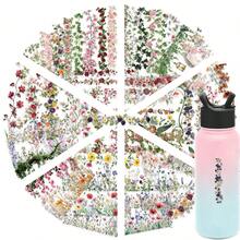 60PCS Flower Lace PET Sticker Colorful Rose & Morning Glory Vine Art Decorations For Scrapbooking Phone Cases - 60pcs - View 12