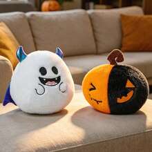 1pc Funny Halloween Plush Doll Creative Prank White Ghost Bat Pumpkin Spider Plush Doll Halloween Decoration Halloween Gift Christmas Gift Halloween - Multicolor - View 7