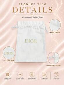 Dior 紫色緞面髮圈 10cm/8cm，柔軟緞面附品牌 Logo 印花，彈性不勾髮，適合日常髮型造型，附禮盒 - 紫色 - 查看 7
