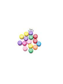 1pc 240pcs Acrylic Colorful Number & Letter Beads Box, DIY Bracelet Letter Beaded Accessories - Multi-color Letters - View 2