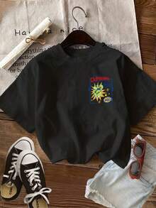 Plus Size T-Shirts - Black - View 3