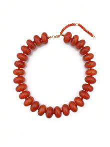 1pc Bohemian Fashion Casual Dopamine Beaded Necklace, Suitable For Daily, Vacation, Travel, Casual Wear, Fashionable Jewelry Gift For Family And Friends - Resin Necklace - View 31