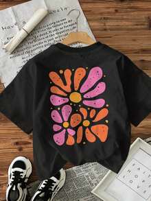 Plus Size T-Shirts - Black - View 2