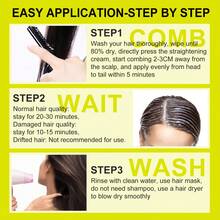 SUMIFANG Brazilian Hair Care Product, Formaldehyde-Free Straightening Cream, Helps Restore Natural Curls, Provides Long-Lasting Smoothness And Shine, Great Value, 268ml - Hair Straightening Kit - View 9