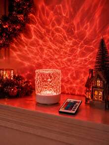 Artistic Geometric Water Ripple Lamp, 16-Color RGB USB Light For Bedroom Decor - Multicolor - View 10