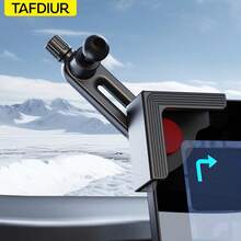 TAFDIUR Car Screen Gravity Linkage Phone Holder, Adjustable Extendable Arm, One-Handed Pickup And Placement, Universal Car Center Console Screen Phone Support Stand - Multicolor - View 3