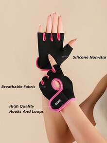 Versatile Workout Gloves With Open Hand Design To Increase Daily Airflow Heavy Duty Weight Lifting Gym Gloves For Gym Users Protective Weight Lifting Gloves For Kettlebell Swings Summer Weight Lifting Gloves Gym - Multicolor - View 4