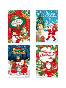 8入酒瓶標籤貼紙 Merry！卡通紙製裝飾貼紙，適用節日派對、酒瓶貼花，紙質，無需電源，情人節、情人節婚禮、生日 - 多色 - 查看 8