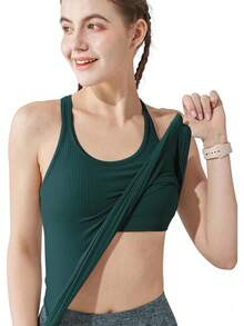 Number Vest, Competition Vest - Camel - View 2