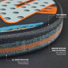 2pcs Matte Padel Racket Frame Protection Tape, Wear-Resistant Anti-Scratch Self-Adhesive Frame Guard Sticker, Invisible Design Doesn't Obscure Original Pattern, Suitable For Padel Tennis Enthusiasts - Multicolor - View 4