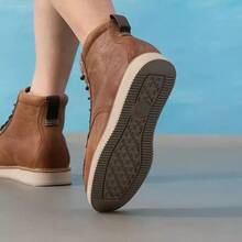 Timberland Sepatu Bot Kerja Kasual Ringan Tahan Air untuk Pria, Model Baru, untuk Aktivitas Luar Ruangan - Coklat - View 7