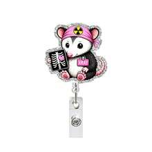 1pc Cute Animal Retractable Rotating Badge Reel For Medical Staff, Radiology ID Card Holder - Multicolor - View 13