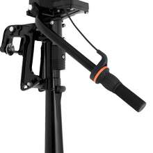 Four-Stroke 4-Horsepower Air-Cooled Gasoline Outboard Engine With Short Shaft - Black - View 8