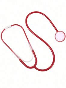 Single Head Simulation Stethoscope Prop, Multi Colors, Doctor Cosplay Accessory For Halloween & Christmas. For Role Play Only, Not A Medical Device - Multicolor - View 5