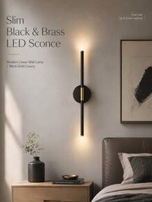 50/63/71cm High-End Magnetic Strip Wall Light, Remote Control Dimmable & Color Temperature Adjustable, Type-C Rechargeable No-Drill Wireless Wall Lamp, Gold Modern Linear Wall Light, Suitable For Bedroom, Living Room, Study, Staircase Decoration - Multicolor - View 10