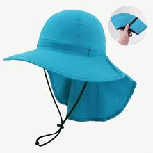 1pc Women's Summer Foldable Bucket Hat, Breathable Sun Protection Hat For Outdoor Hiking, Beach Vacation Wear - Multicolor - View 18