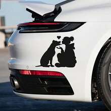 I Love My Dog, This Waterproof Car Sticker Suitable For Cars, Trucks, Refrigerators, Luggage, Windows, Motorcycles And Laptops; It Is A Car Body Scratch Sticker For Decorating Exterior Attachments - Decorative Stickers - View 6