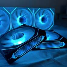 Computer Case Cooling Fan, 12cm Silent Cooling Fan, Air Cooling, Water Cooling, Hydraulic Bearing Fan, ARGB Sync Mirror Circulation Fan - View 10