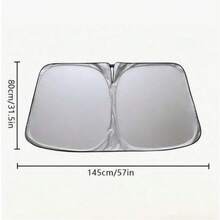 Upgraded Universal Car Front Windshield Sunshade, Foldable, Easy Installation And Storage; Foldable, Easy Installation And Storage...Car Sunshade Made Of High-Efficiency Heat-Insulating Material - A - View 13