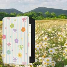 GIIPPA Kindle 電子閱讀器保護殼，書本式手持設計，蝴蝶結圖案，相容 Kindle Paperwhite 5th/6th/7th、Paperwhite 10th/11th/12th、Kindle (Colorsoft)/10th/11th/12th 及其他熱門型號，Kindle 保護殼/Kindle 配件 - 多色1 - 查看 6