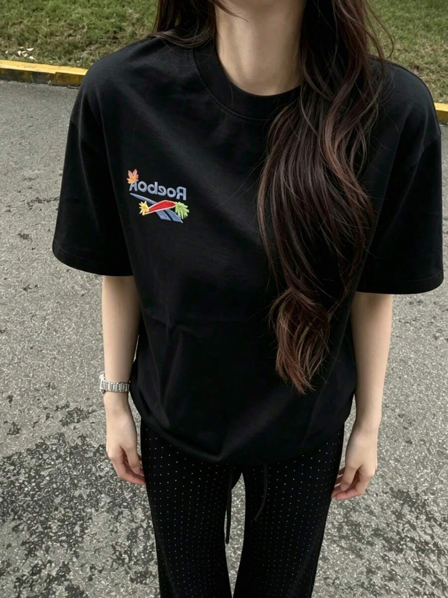 Women T-Shirts - Black - View 1