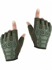 Sports Gloves - Green - View 2