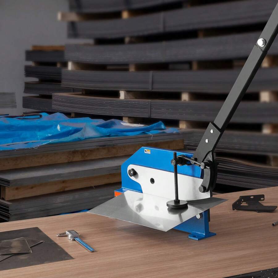 Cizalla Manual para Chapa Metálica de 270 mm Cortadora de Chapa de Sobremesa Herramienta de Corte para Procesar Chapas de Metal Duro para Constructores y Aficionados Al Bricolaje - 1/4" - Ver 1