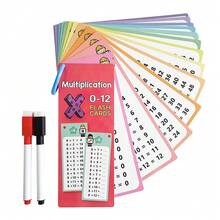 Flashcards For Multiplication From 0 To 12, A Self-Assessment Tool For Math Learning, Resources For Teaching And Mathematical Training. - Multicolor - View 14