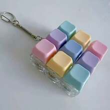 Juguete Fidget Teclado Tapa de Tecla Llavero, Juguete Fidget de Botón, Regalo Anti-Estrés para Pasar el Tiempo para Adultos, Color de Tapa de Tecla Aleatorio - Multicolor - Ver 6
