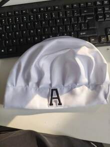 1件 A-Z 定製可調節彈性廚師帽，成人烘焙廚房烹飪帽 - 彩色 - 查看 6