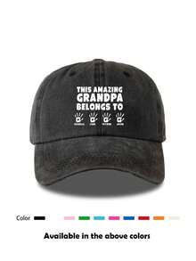1 pieza Gorra de béisbol unisex de unicolor desgastada, visera deportiva vintage lavada, transpirable, adecuada para salidas diarias, pesca, viajes al aire libre - Multicolor - Ver 34