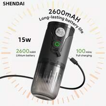 SHENDAI Electric Coffee Grinder, Ceramic Conical Grinding Disc, Adjustable Thickness, One Click Control, Mixing Grinder, Portable Coffee Grinder, USB Charging, Coffee Utensils, Suitable For Travel, Camping, Office And Home Use - Multicolor - View 4