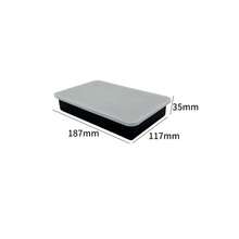 硅胶冰格模具，方形制冰机模具，DIY 冷冻饮料模具，易脱模冰格，适用于家庭和酒吧 - 彩色 - 查看 26