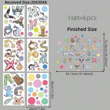 1/3/6 Sheets Self-Adhesive Alphabet Wall Stickers For Kids Room, Colorful ABC Learning Decals, Crayon Nursery Decor, Back To School Classroom Wall Art - Multicolor - View 13