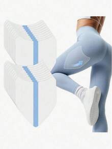 10/30/50pcs Thigh Lifting Patches, Transparent Anti-Friction Patches, Invisible Firming And Brightening Body Patches, Women's Sweat-Proof Protective Patches, For Inner Thigh Skin Lifting And Tightening - Thigh Anti-friction Patch - View 4