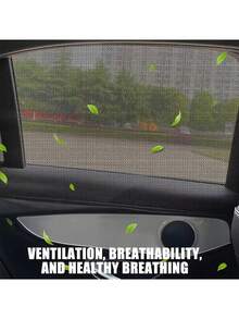 2pcs Universal Car Sunshade Accessories, Side Window Sunshade, Rear Window Sunshade, UV Protection Sunshade - A - View 8
