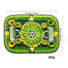 Alfombra de olfateo para mascotas, alimentador lento, adecuada para perros, gatos, conejos, alfombra de alimentación de golosinas para mascotas, 15.4 X 15.4 pulgadas, adecuada para mascotas pequeñas y medianas, alfombra de olfateo de fieltro de lana para perros, alfombra de forrajeo para conejos, alivia la ansiedad, con base antideslizante - Multicolor - Ver 23