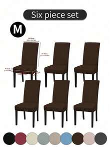 1pc/4pcs/6pcs/10pcs Elastic Soft Parsons Dining Chair Covers, Removable And Washable Universal Fit For Kitchen And Dining Room Chairs, Spring/Summer Green Leaf Print, Furniture Protection And Home Decor, Create Festive Atmosphere For Dining Room, Living Room And Kitchen Chairs - Multicolor - View 37
