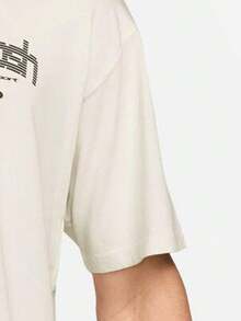 Nike Kaos Rajut Lengan Pendek Tanpa Kerah Pria AS U NSW TEE LSE SPEED AND SPO TIM3778-030 - Krem - View 5